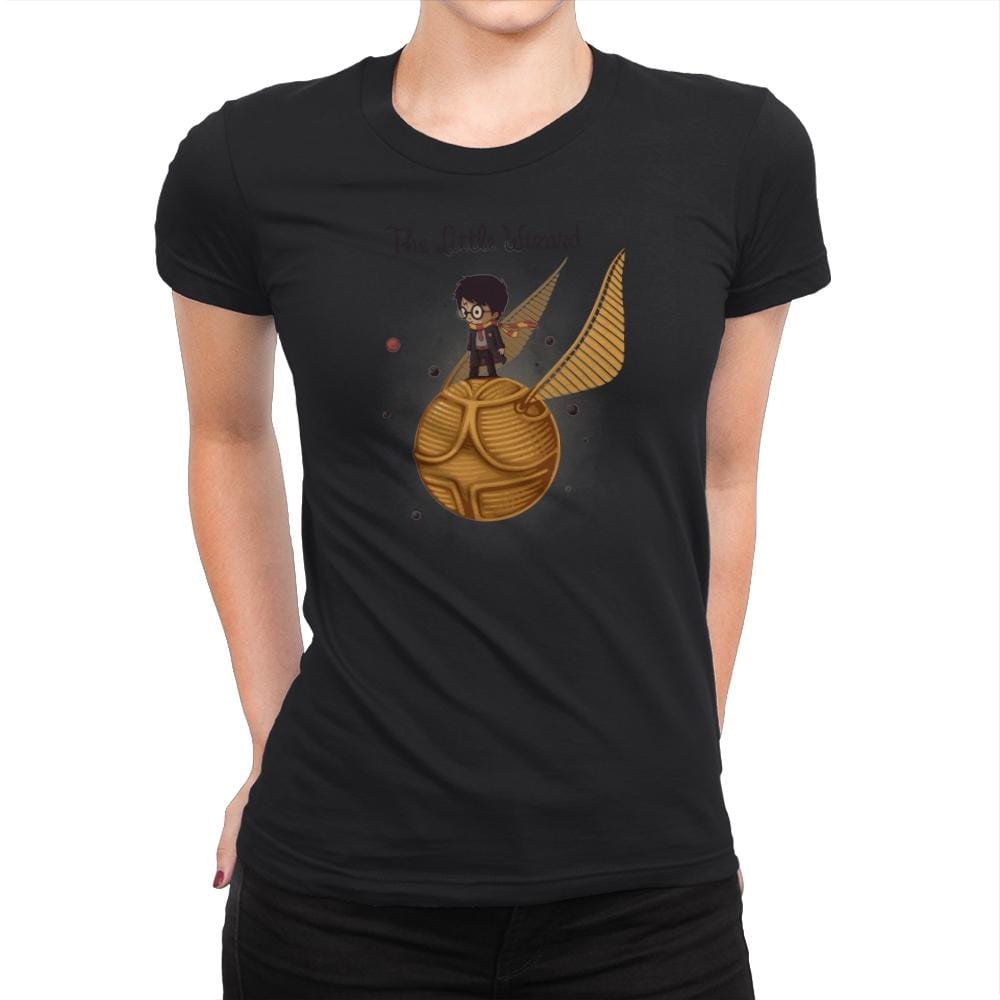The Little Wizard - Gamer Paradise - Womens Premium T-Shirts RIPT Apparel Small / Black