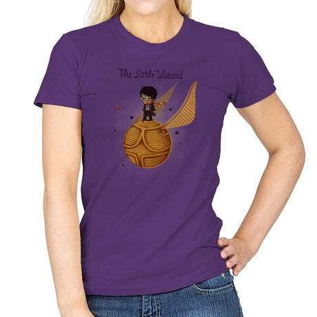 The Little Wizard - Gamer Paradise - Womens T-Shirts RIPT Apparel Small / Purple