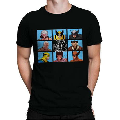 The Logan Bunch - Mens Premium T-Shirts RIPT Apparel Small / Black