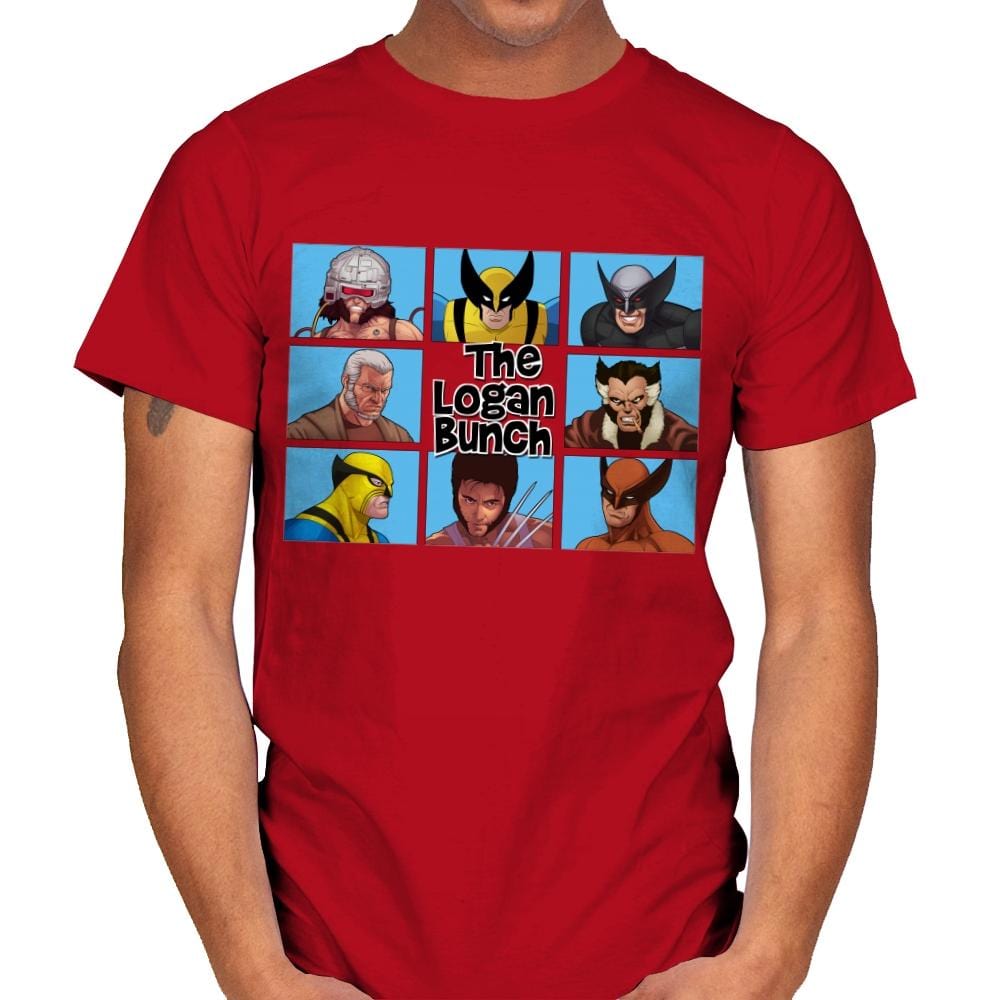 The Logan Bunch - Mens T-Shirts RIPT Apparel Small / Red