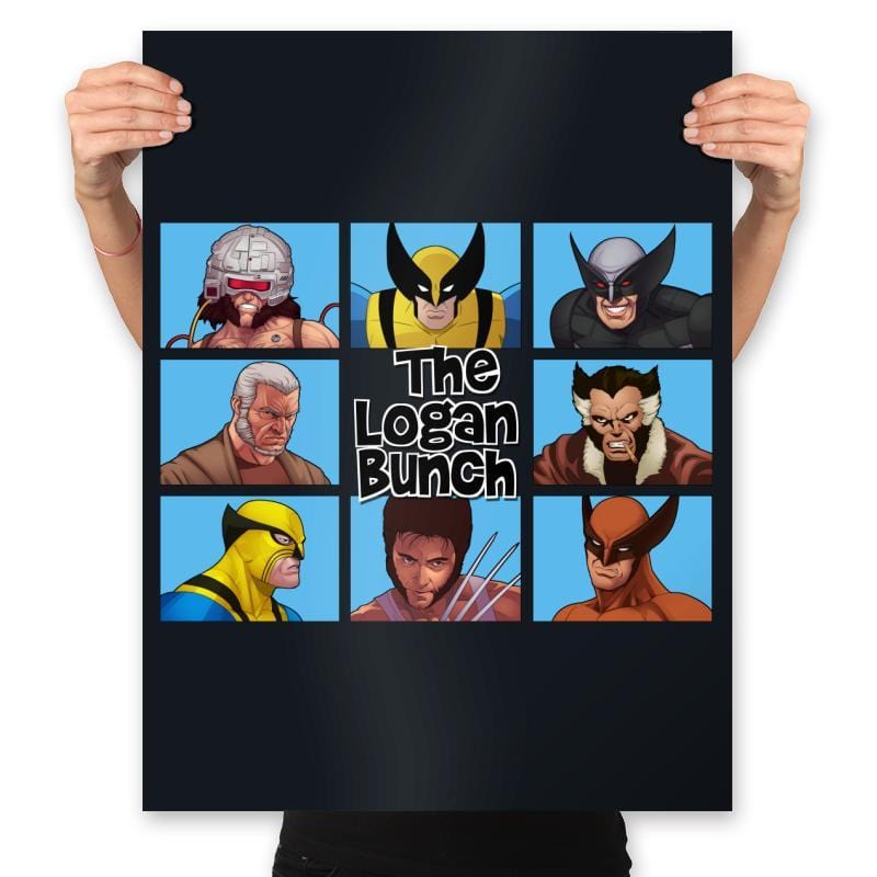 The Logan Bunch - Prints Posters RIPT Apparel 18x24 / Black