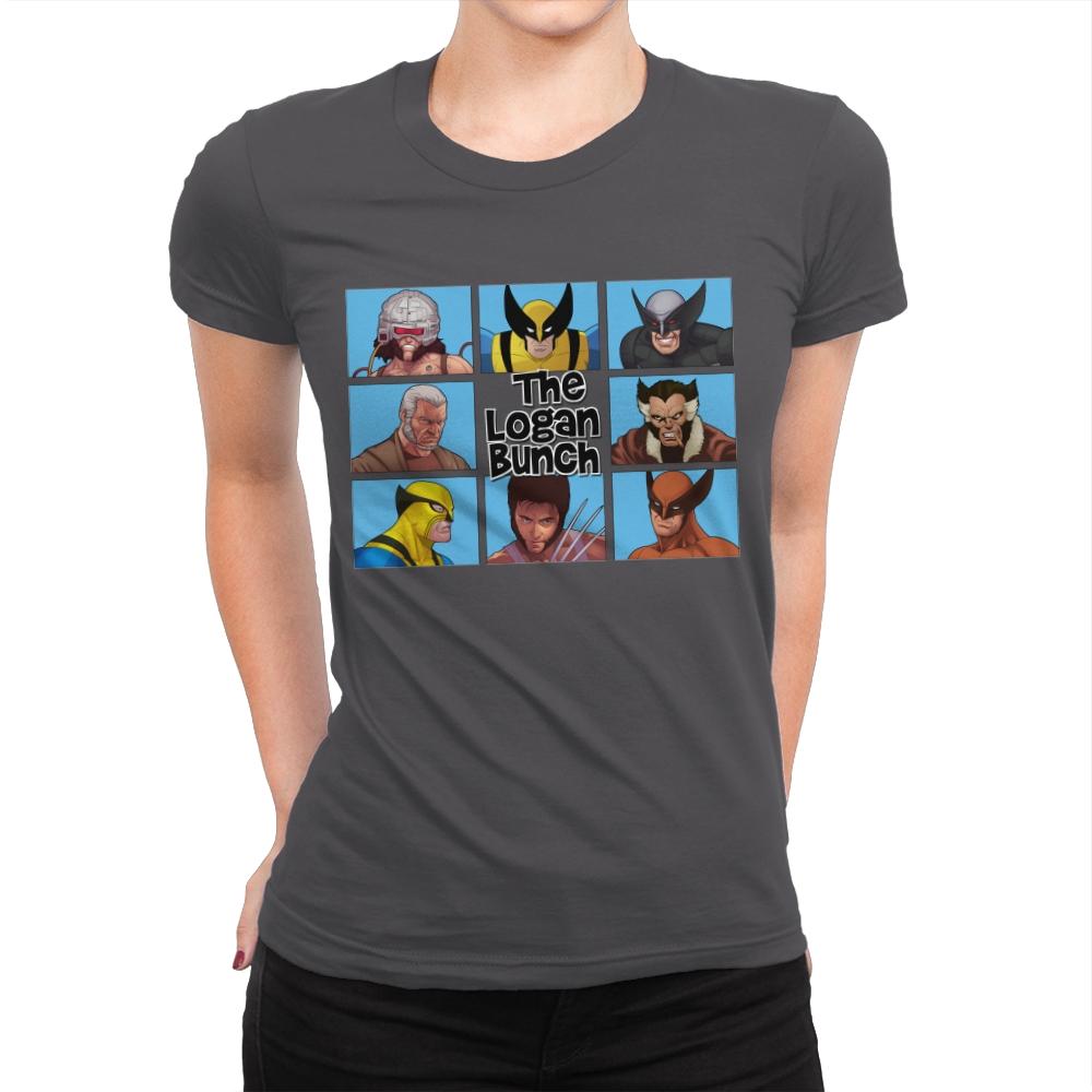 The Logan Bunch - Womens Premium T-Shirts RIPT Apparel Small / Heavy Metal