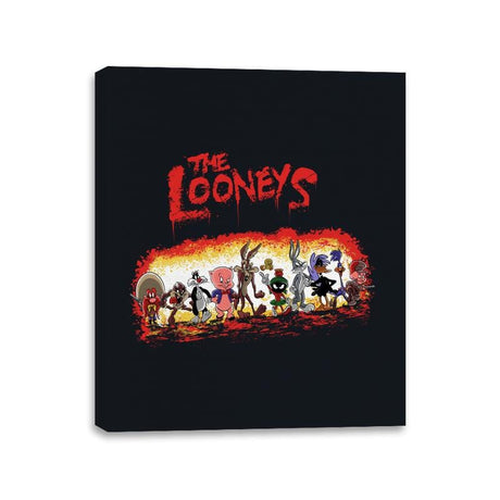 The Looneys - Canvas Wraps Canvas Wraps RIPT Apparel 11x14 / Black