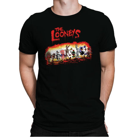 The Looneys - Mens Premium T-Shirts RIPT Apparel Small / Black
