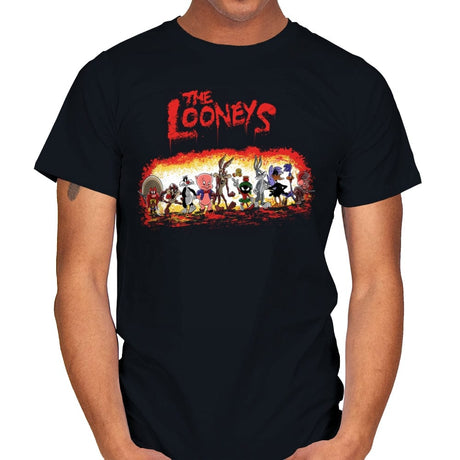 The Looneys - Mens T-Shirts RIPT Apparel Small / Black