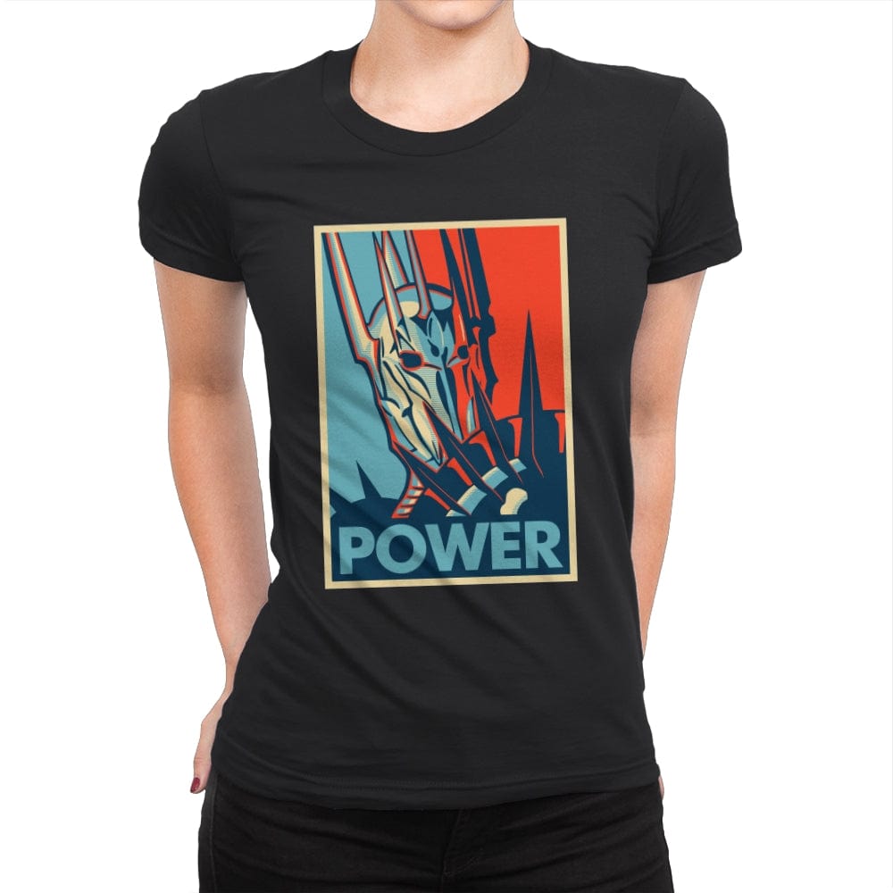The Lord of Power - Womens Premium T-Shirts RIPT Apparel Small / Black