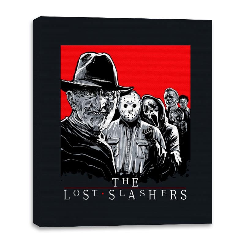 The Lost Slashers - Canvas Wraps Canvas Wraps RIPT Apparel 16x20 / Black