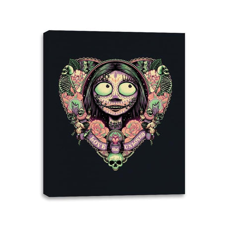 The Lovely Ragdoll - Canvas Wraps Canvas Wraps RIPT Apparel 11x14 / Black
