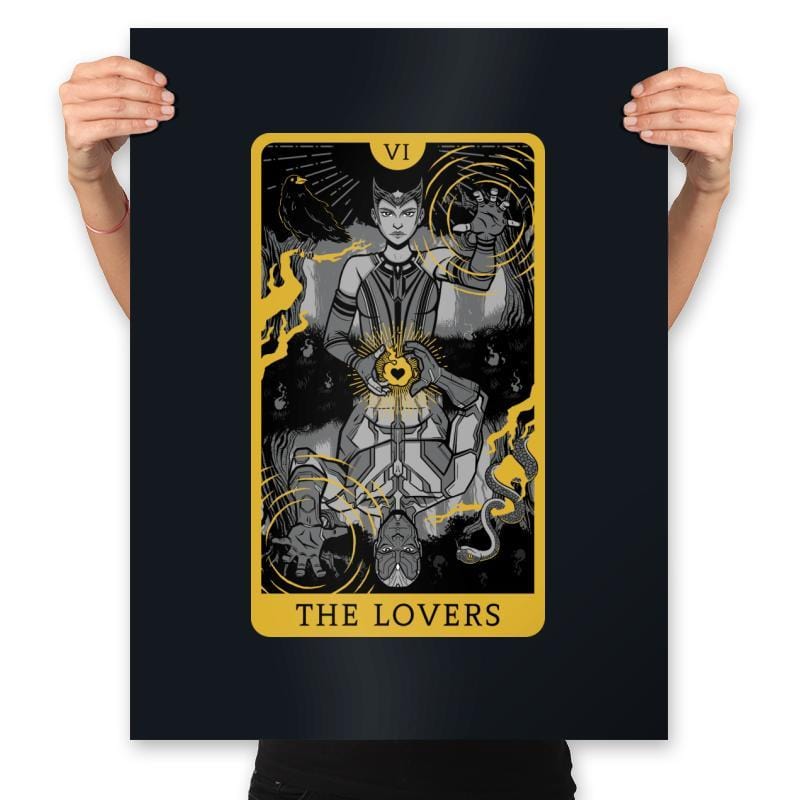 The Lovers - Prints Posters RIPT Apparel 18x24 / Black