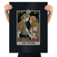 The Lovers - Prints Posters RIPT Apparel 18x24 / Black