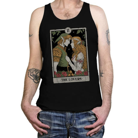 The Lovers - Tanktop Tanktop RIPT Apparel X-Small / Black