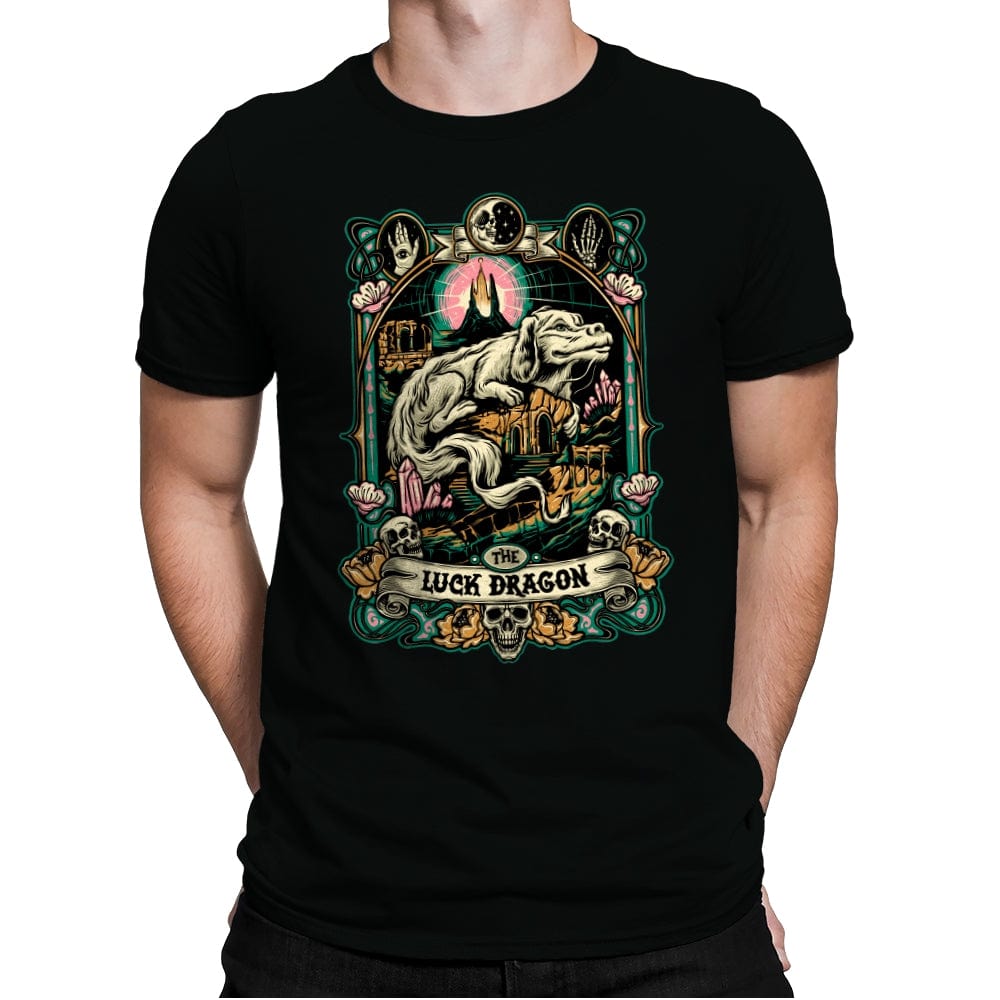 The Luck Dragon - Mens Premium T-Shirts RIPT Apparel Small / Black