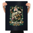 The Luck Dragon - Prints Posters RIPT Apparel 18x24 / Black