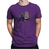The Machete in the Stone Exclusive - Mens Premium T-Shirts RIPT Apparel Small / Purple Rush