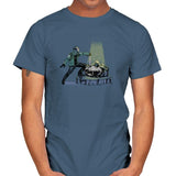 The Machete in the Stone Exclusive - Mens T-Shirts RIPT Apparel Small / Indigo Blue