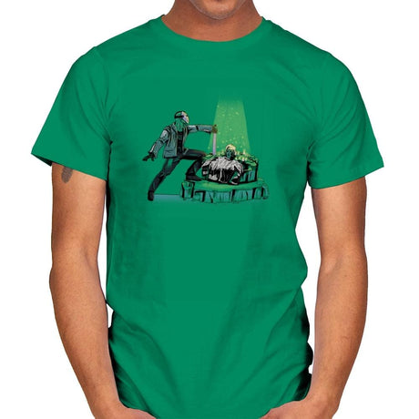 The Machete in the Stone Exclusive - Mens T-Shirts RIPT Apparel Small / Kelly Green