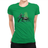 The Machete in the Stone Exclusive - Womens Premium T-Shirts RIPT Apparel Small / Kelly Green