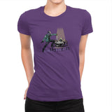 The Machete in the Stone Exclusive - Womens Premium T-Shirts RIPT Apparel Small / Purple Rush