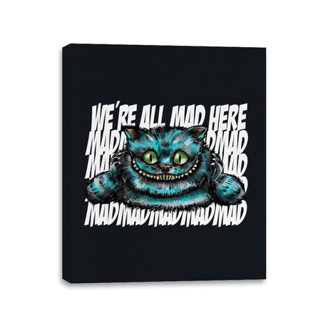 The Mad Joke - Canvas Wraps Canvas Wraps RIPT Apparel 11x14 / Black