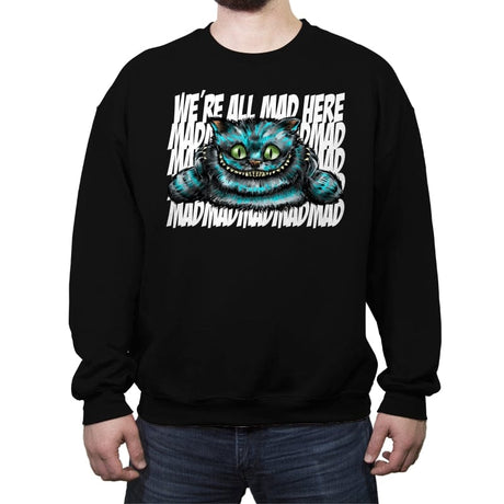 The Mad Joke - Crew Neck Sweatshirt Crew Neck Sweatshirt RIPT Apparel Small / Black