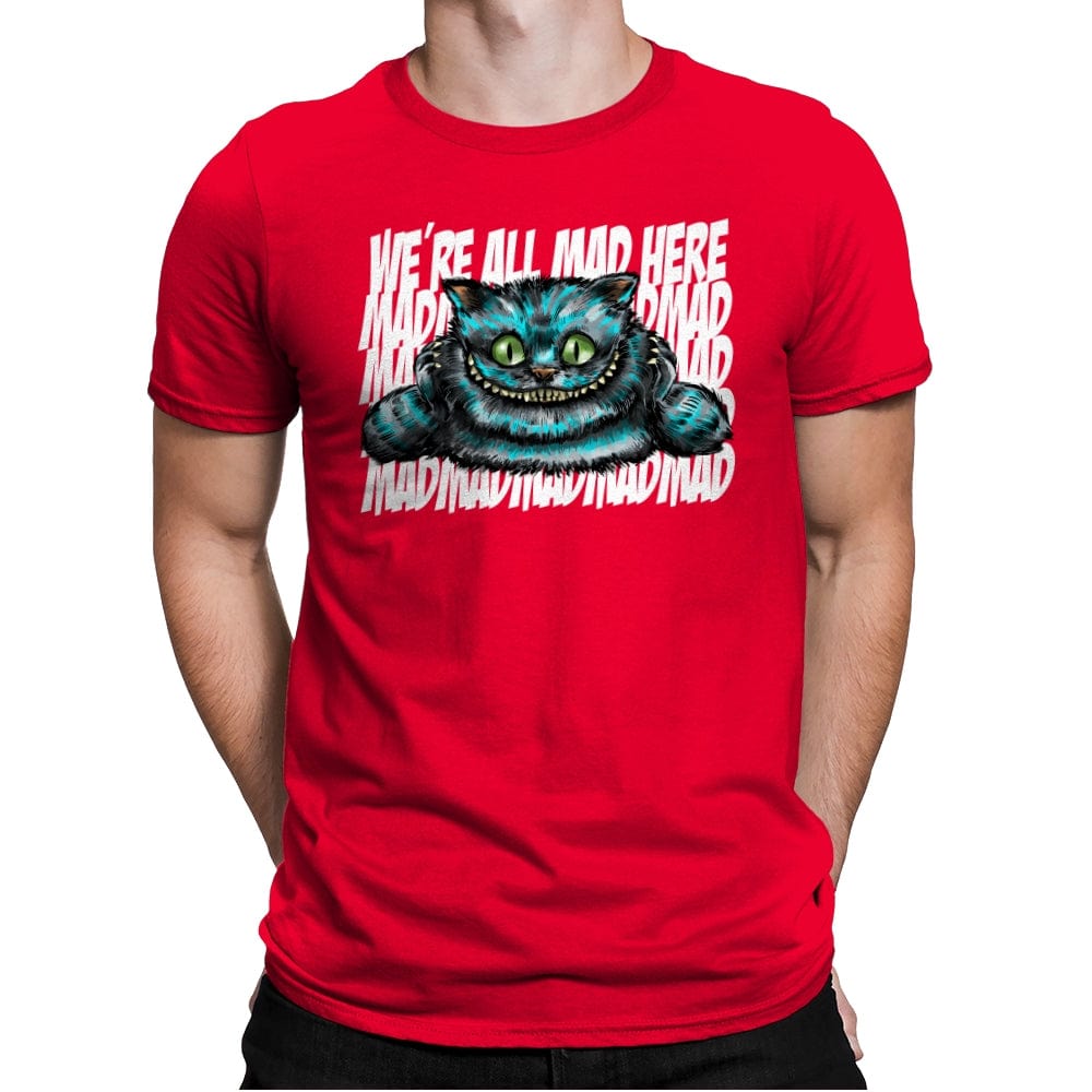 The Mad Joke - Mens Premium T-Shirts RIPT Apparel Small / Red