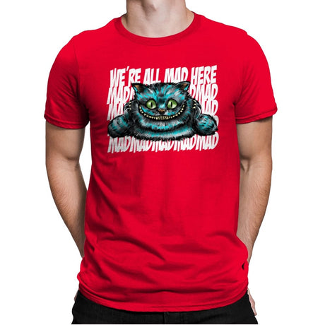 The Mad Joke - Mens Premium T-Shirts RIPT Apparel Small / Red