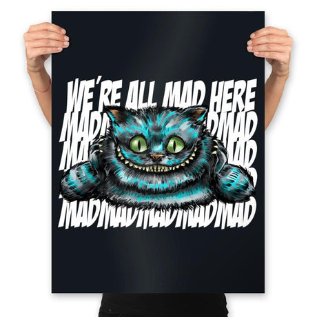 The Mad Joke - Prints Posters RIPT Apparel 18x24 / Black