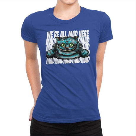The Mad Joke - Womens Premium T-Shirts RIPT Apparel Small / Royal