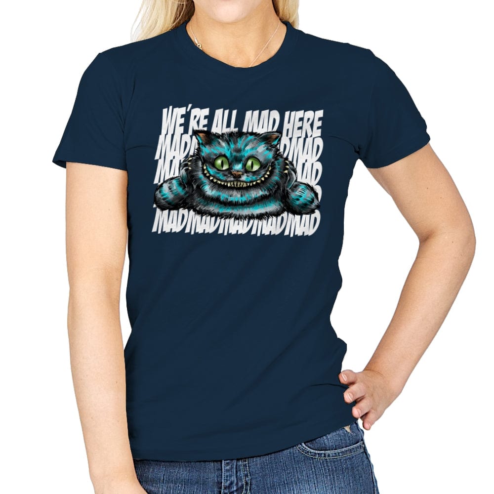 The Mad Joke - Womens T-Shirts RIPT Apparel Small / Navy