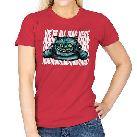 The Mad Joke - Womens T-Shirts RIPT Apparel Small / Red