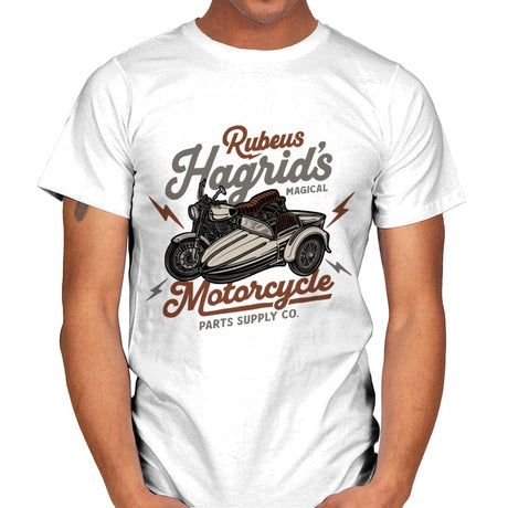 The Magical Motorcycle - Mens T-Shirts RIPT Apparel Small / White