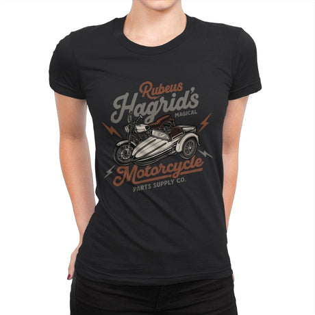 The Magical Motorcycle - Womens Premium T-Shirts RIPT Apparel Small / Black