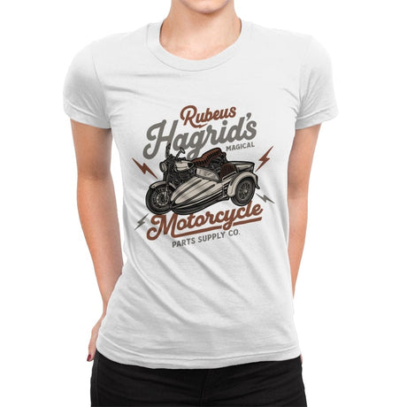 The Magical Motorcycle - Womens Premium T-Shirts RIPT Apparel Small / White