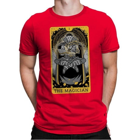 The Magician - Mens Premium T-Shirts RIPT Apparel Small / Red