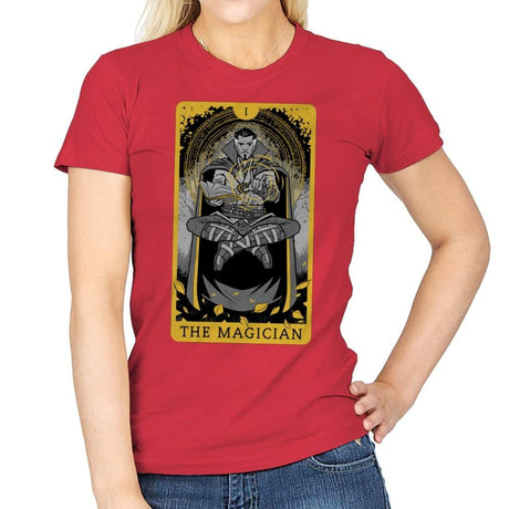 The Magician - Womens T-Shirts RIPT Apparel Small / Red