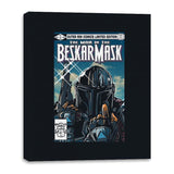 The Man in the Beskar Mask - Canvas Wraps Canvas Wraps RIPT Apparel 16x20 / Black