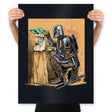The Mandalorian Way - Prints Posters RIPT Apparel 18x24 / Black