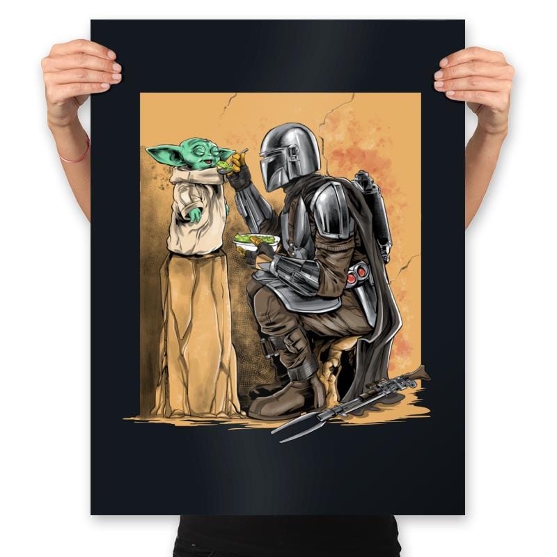 The Mandalorian Way - Prints Posters RIPT Apparel 18x24 / Black