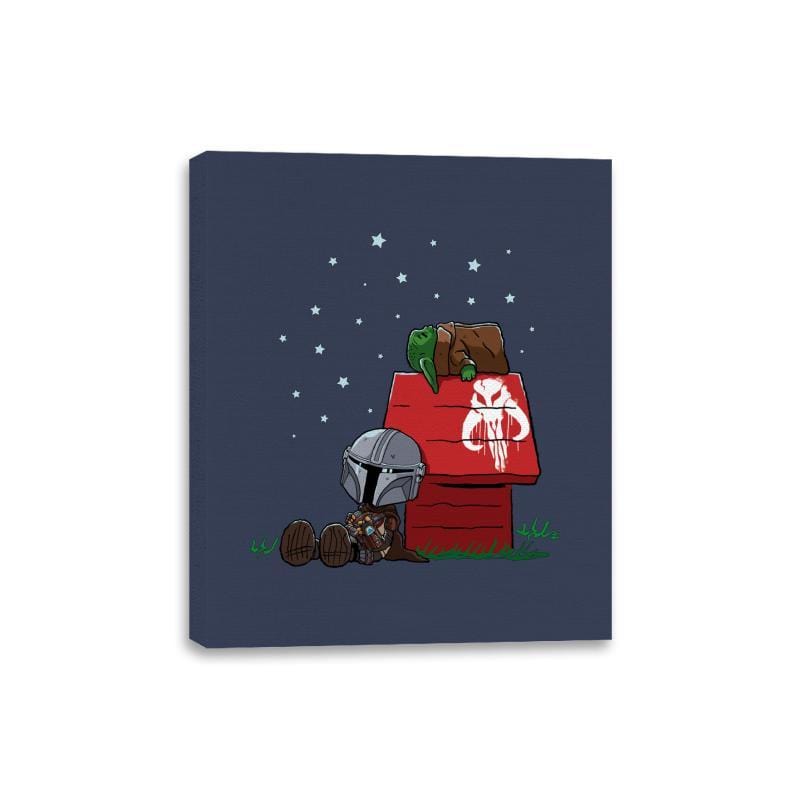 The Mandalorianuts - Canvas Wraps Canvas Wraps RIPT Apparel 8x10 / Navy