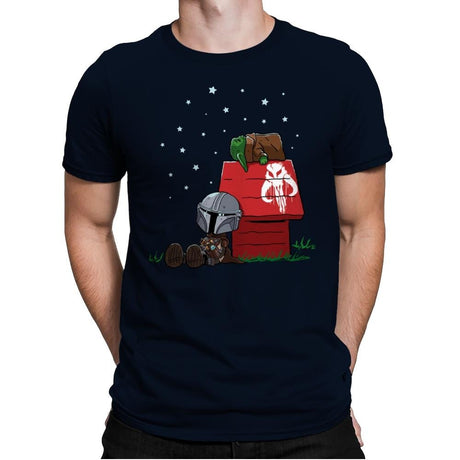 The Mandalorianuts - Mens Premium T-Shirts RIPT Apparel Small / Midnight Navy
