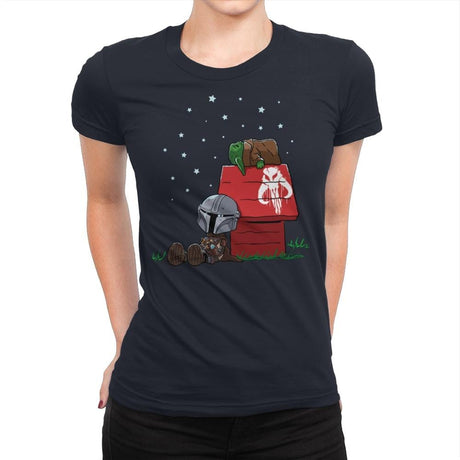 The Mandalorianuts - Womens Premium T-Shirts RIPT Apparel Small / Midnight Navy
