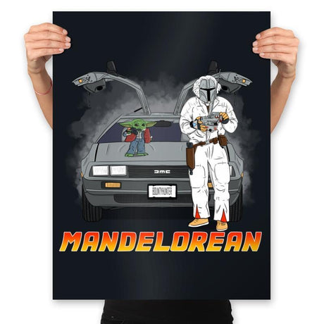 The ManDELORIAN - Prints Posters RIPT Apparel 18x24 / Black