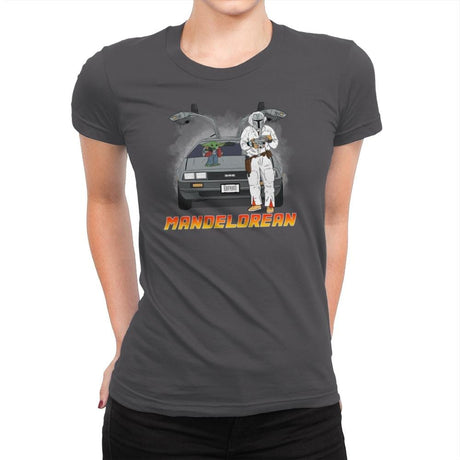 The ManDELORIAN - Womens Premium T-Shirts RIPT Apparel Small / Heavy Metal