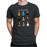 The Many Disguises of a Morgandorfer Exclusive - Mens Premium T-Shirts RIPT Apparel Small / Heavy Metal