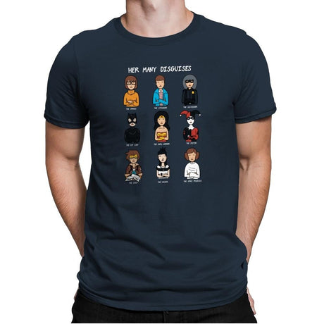 The Many Disguises of a Morgandorfer Exclusive - Mens Premium T-Shirts RIPT Apparel Small / Indigo
