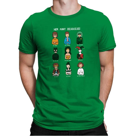 The Many Disguises of a Morgandorfer Exclusive - Mens Premium T-Shirts RIPT Apparel Small / Kelly Green