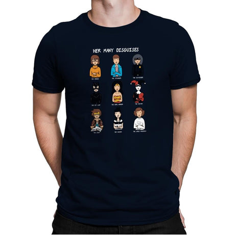 The Many Disguises of a Morgandorfer Exclusive - Mens Premium T-Shirts RIPT Apparel Small / Midnight Navy