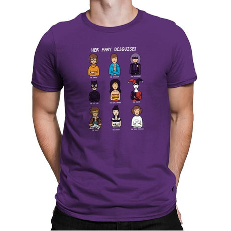 The Many Disguises of a Morgandorfer Exclusive - Mens Premium T-Shirts RIPT Apparel Small / Purple Rush
