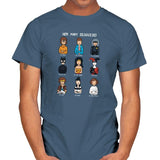 The Many Disguises of a Morgandorfer Exclusive - Mens T-Shirts RIPT Apparel Small / Indigo Blue