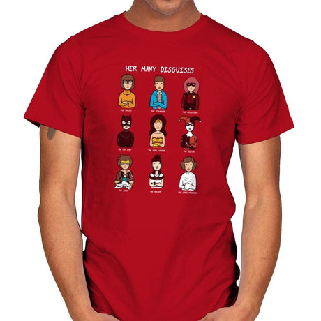 The Many Disguises of a Morgandorfer Exclusive - Mens T-Shirts RIPT Apparel Small / Red